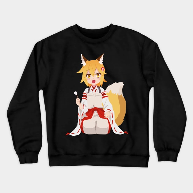 Sewayaki Kitsune no Senko-san Anime Gift Crewneck Sweatshirt by Dokey4Artist